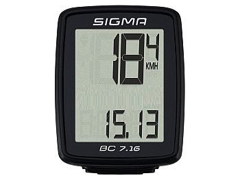 Sigma BC 7.16 Trådløs Cykelcomputer